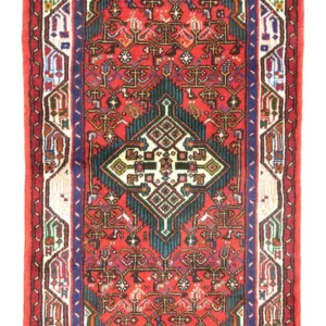 Persisk teppe - Nomadisk - 130 x 75 cm - rød