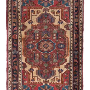 Persisk teppe - Nomadisk - 130 x 95 cm - flerfarget