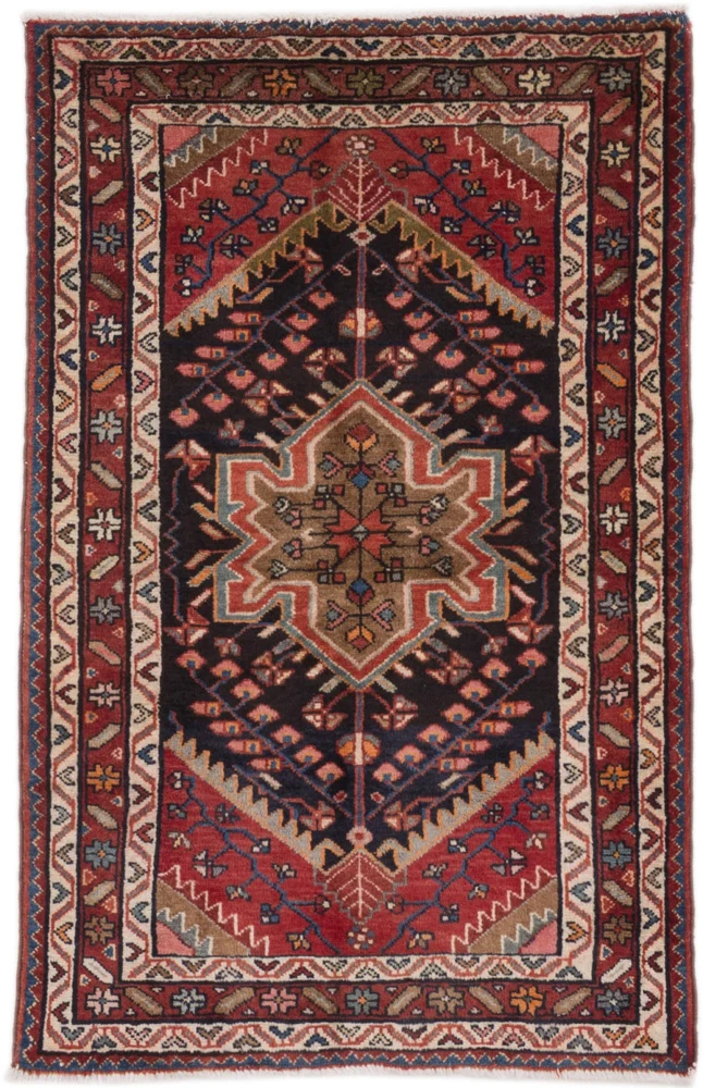 Persisk teppe - Nomadisk - 130 x 82 cm - flerfarget