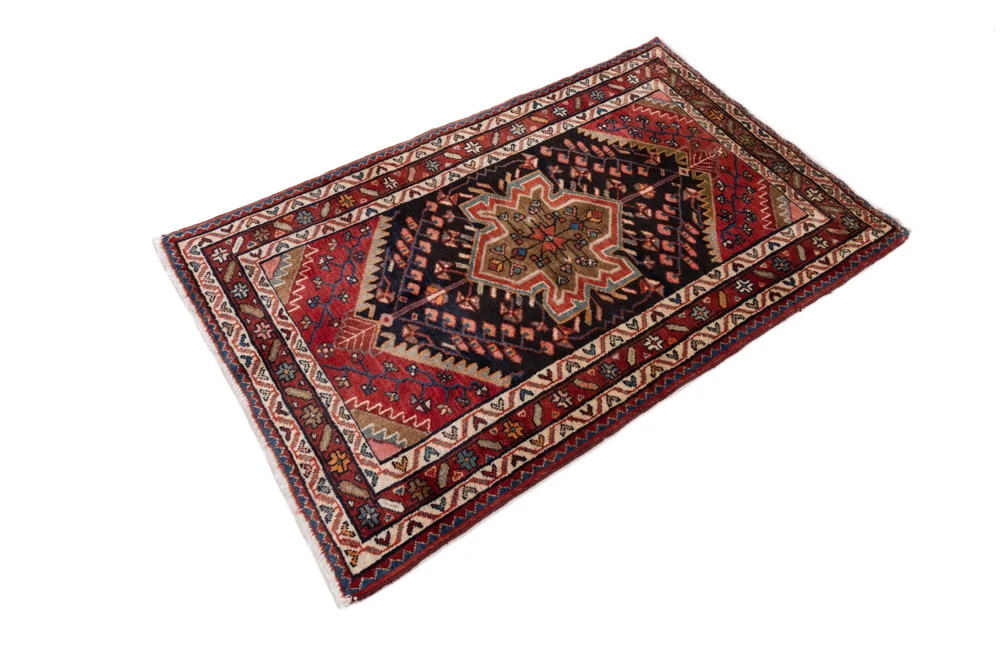 Persisk teppe - Nomadisk - 130 x 82 cm - flerfarget