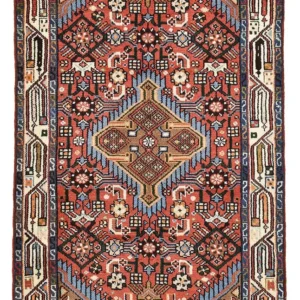 Persisk teppe - Nomadisk - 130 x 80 cm - flerfarget