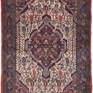 Persisk teppe - Nomadisk - 130 x 85 cm - krem