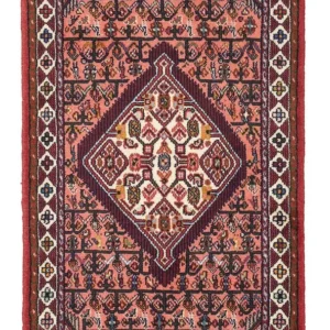 Persisk teppe - Nomadisk - 130 x 80 cm - lys rød