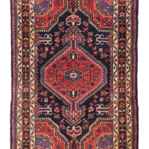 Persisk teppe - Nomadisk - 130 x 85 cm - mørkeblå