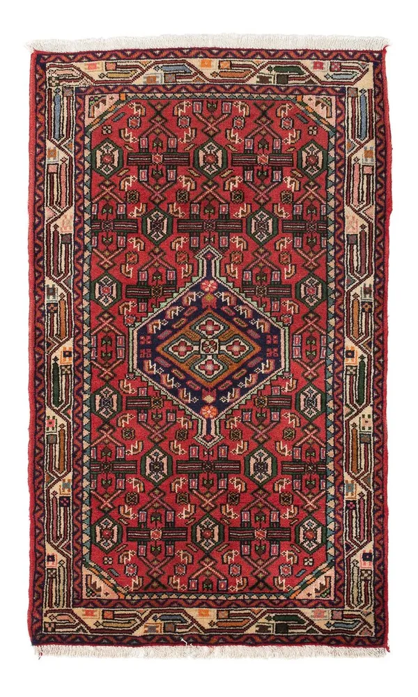 Persisk teppe - Nomadisk - 131 x 80 cm - rød