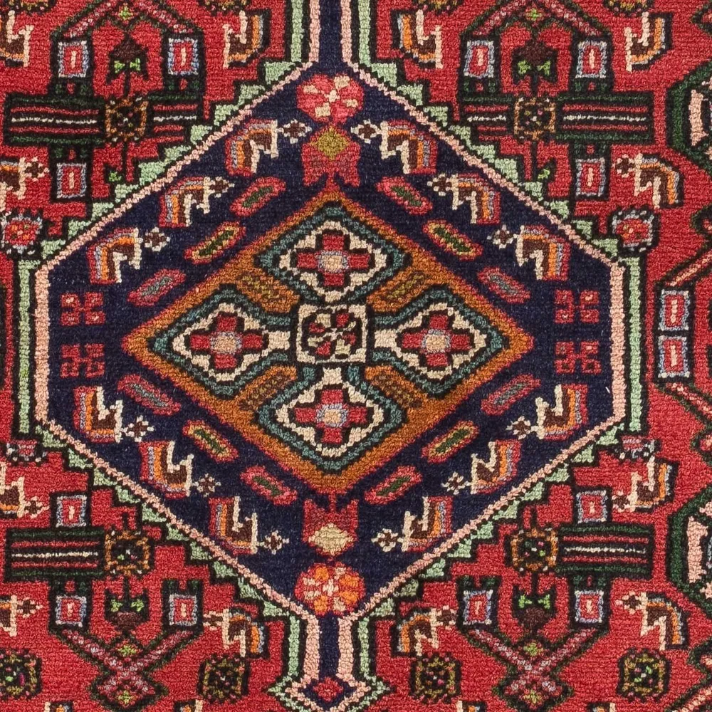 Persisk teppe - Nomadisk - 131 x 80 cm - rød