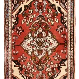 Persisk teppe - Nomadisk - 131 x 79 cm - rød