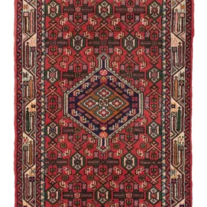 Persisk teppe - Nomadisk - 131 x 80 cm - rød