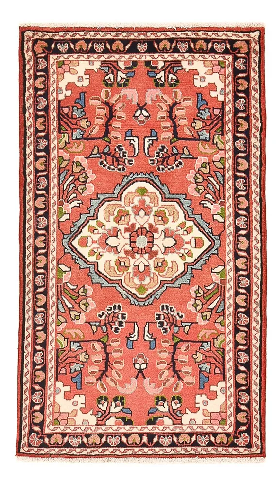 Persisk teppe - Nomadisk - 131 x 76 cm - lys rød