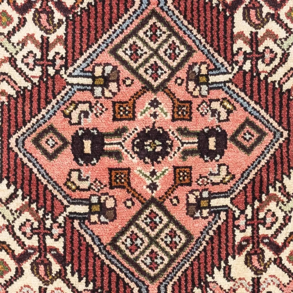 Persisk teppe - Nomadisk - 131 x 80 cm - mørk rød