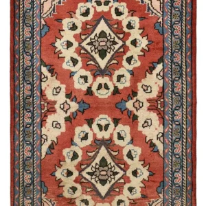 Persisk teppe - Nomadisk - 133 x 80 cm - rød