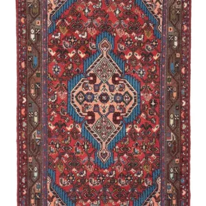 Persisk teppe - Nomadisk - 133 x 76 cm - rød