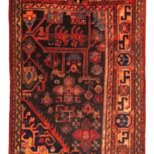 Persisk teppe - Nomadisk - 133 x 94 cm - flerfarget
