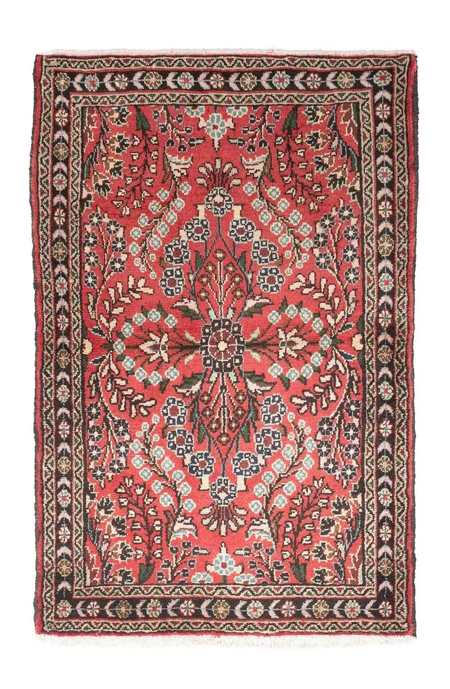 Persisk teppe - Nomadisk - 133 x 85 cm - lys rød