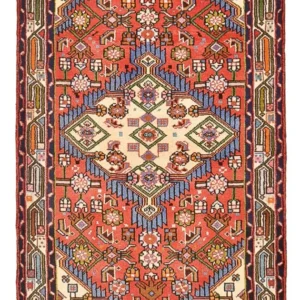 Persisk teppe - Nomadisk - 134 x 81 cm - rød