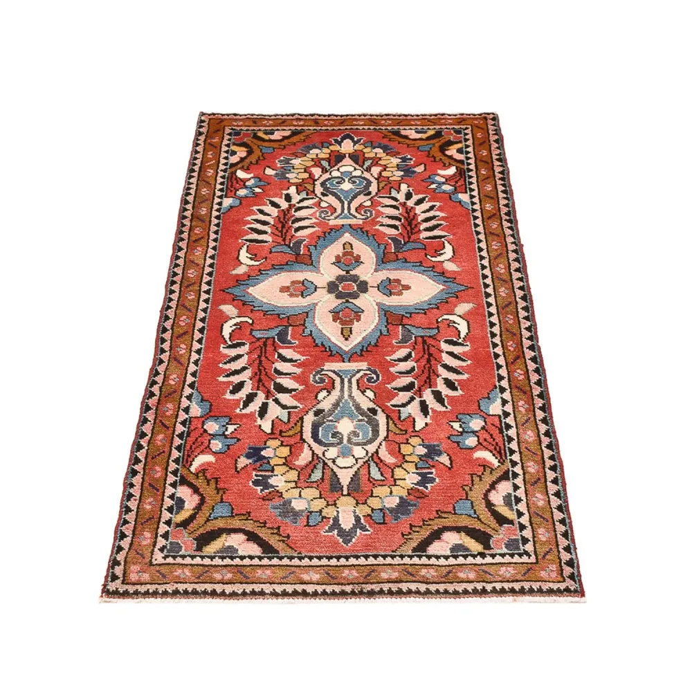 Persisk teppe - Nomadisk - 135 x 66 cm - flerfarget