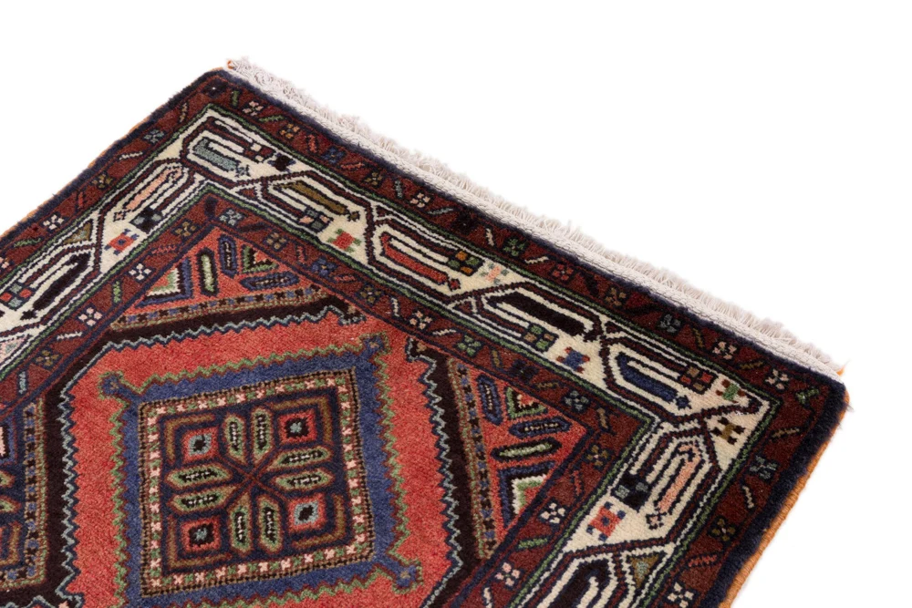 Persisk teppe - Nomadisk - 135 x 78 cm - flerfarget