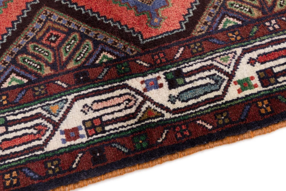 Persisk teppe - Nomadisk - 135 x 78 cm - flerfarget