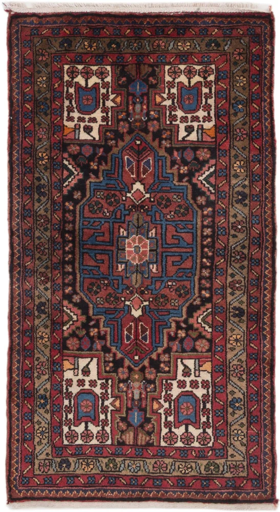 Persisk teppe - Nomadisk - 135 x 75 cm - rust