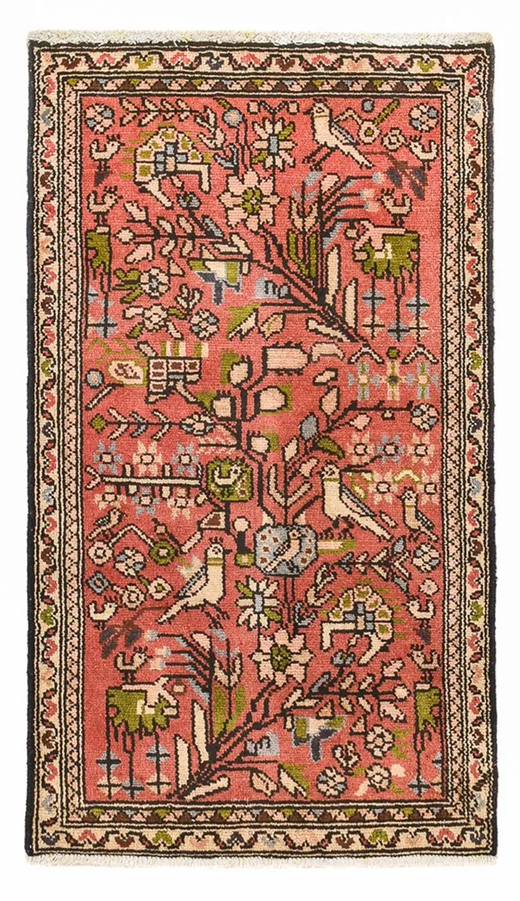 Persisk teppe - Nomadisk - 94 x 54 cm - rød