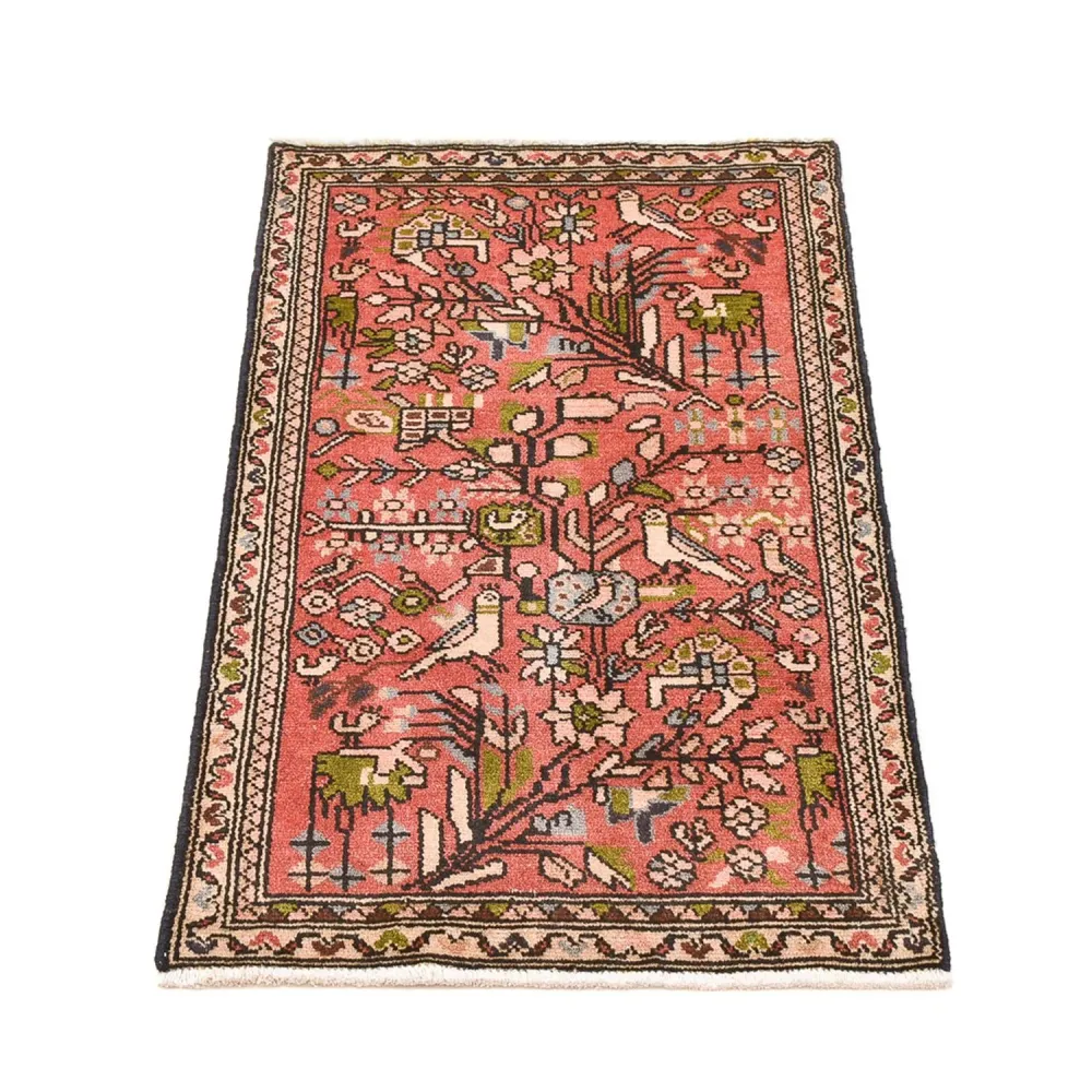 Persisk teppe - Nomadisk - 94 x 54 cm - rød