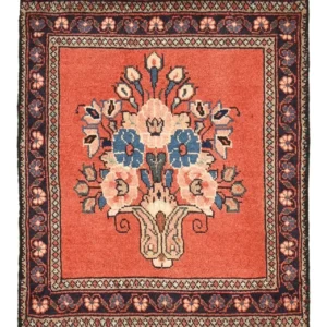 Persisk teppe - Nomadisk - 55 x 49 cm - rød