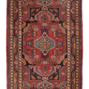 Persisk teppe - Nomadisk - 136 x 91 cm - rød