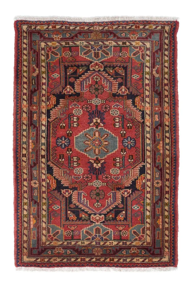 Persisk teppe - Nomadisk - 136 x 91 cm - rød