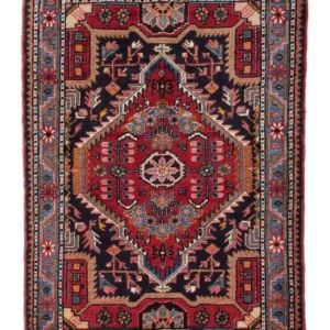 Persisk teppe - Nomadisk - 136 x 89 cm - mørkeblå