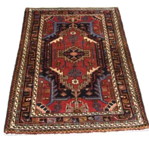 Persisk teppe - Nomadisk - 138 x 92 cm - rød