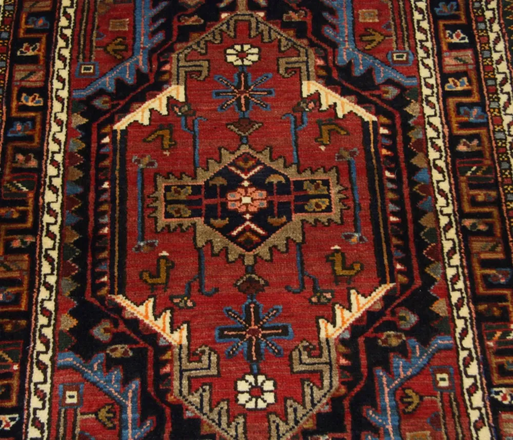 Persisk teppe - Nomadisk - 138 x 92 cm - rød