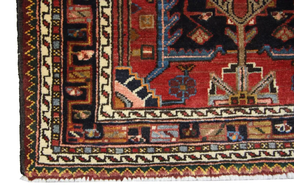 Persisk teppe - Nomadisk - 138 x 92 cm - rød