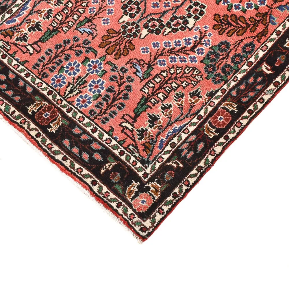 Persisk teppe - Nomadisk - 139 x 77 cm - lys rød