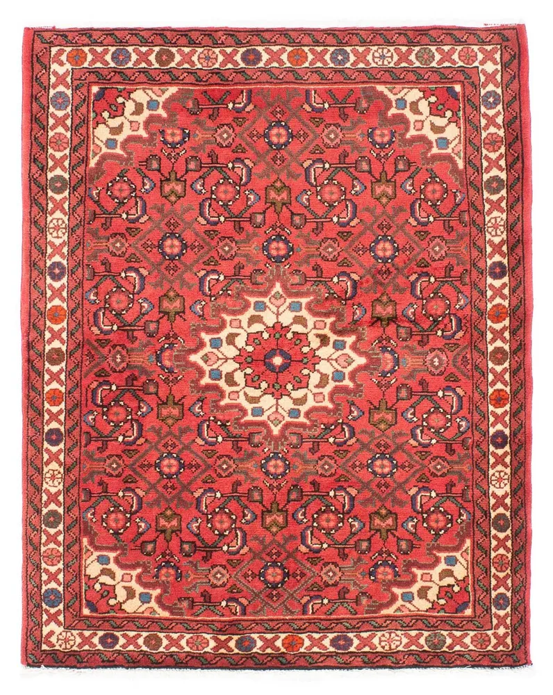 Persisk teppe - Nomadisk - 140 x 106 cm - rød