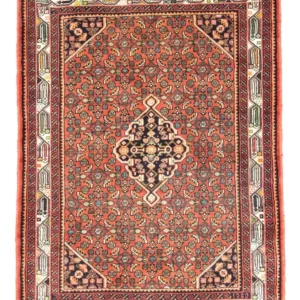 Persisk teppe - Nomadisk - 140 x 106 cm - oransje