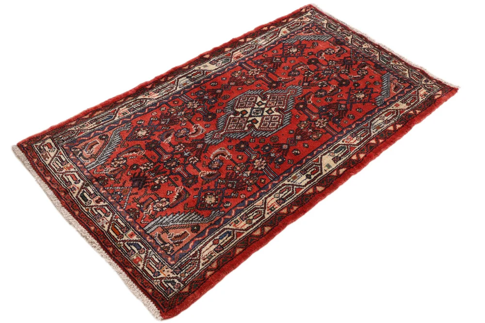 Persisk teppe - Nomadisk - 140 x 80 cm - rød