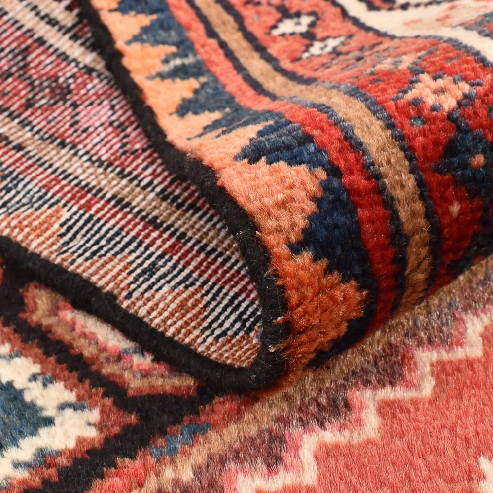 Persisk teppe - Nomadisk - 140 x 97 cm - lys rød