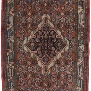 Persisk teppe - Nomadisk - 140 x 78 cm - mørk beige