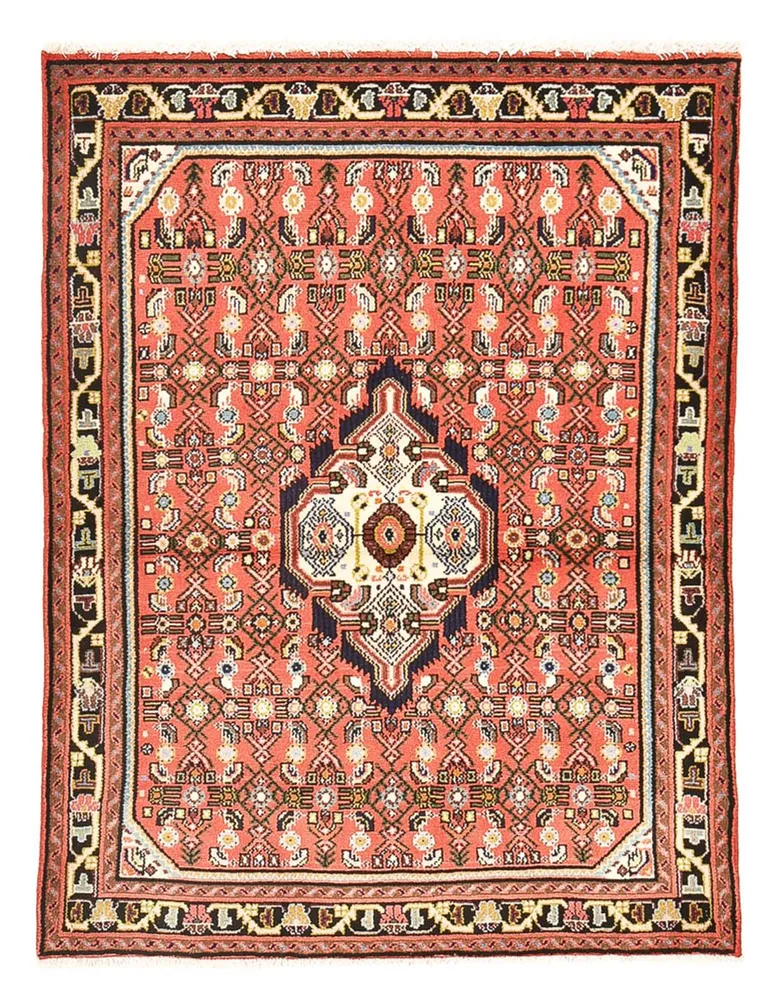 Persisk teppe - Nomadisk - 143 x 109 cm - lys rød