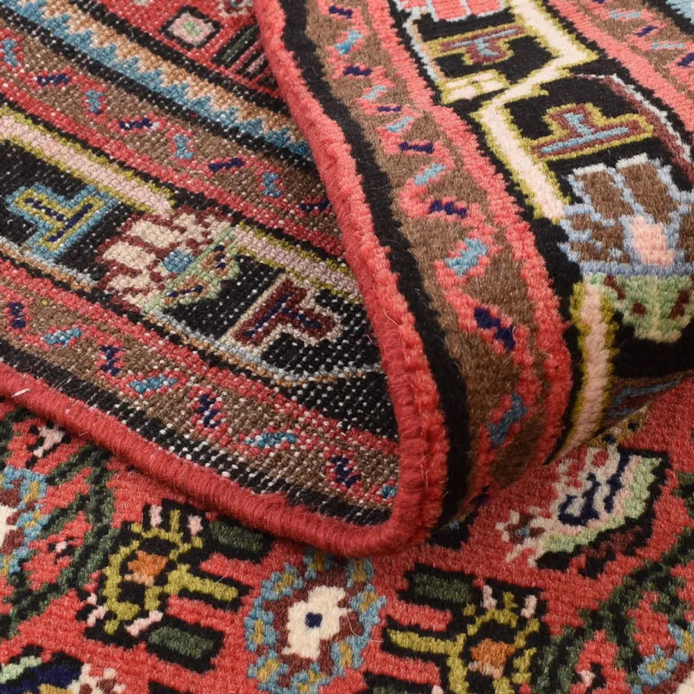 Persisk teppe - Nomadisk - 143 x 109 cm - lys rød
