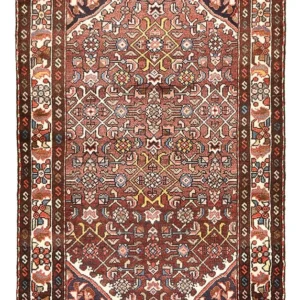 Persisk teppe - Nomadisk - 143 x 87 cm - lys rød