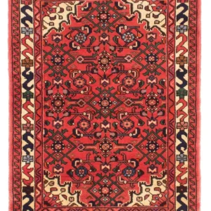Persisk teppe - Nomadisk - 144 x 100 cm - rød