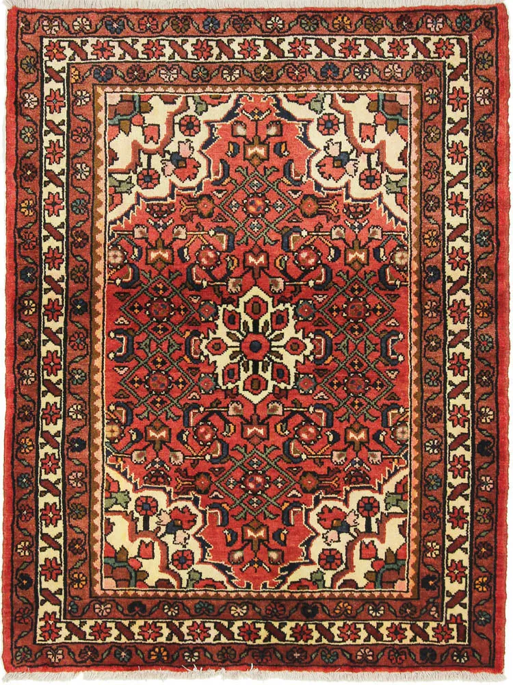 Persisk teppe - Nomadisk - 145 x 100 cm - rød