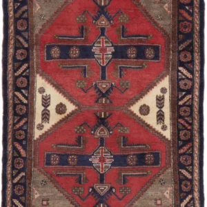 Persisk teppe - Nomadisk - 145 x 107 cm - flerfarget
