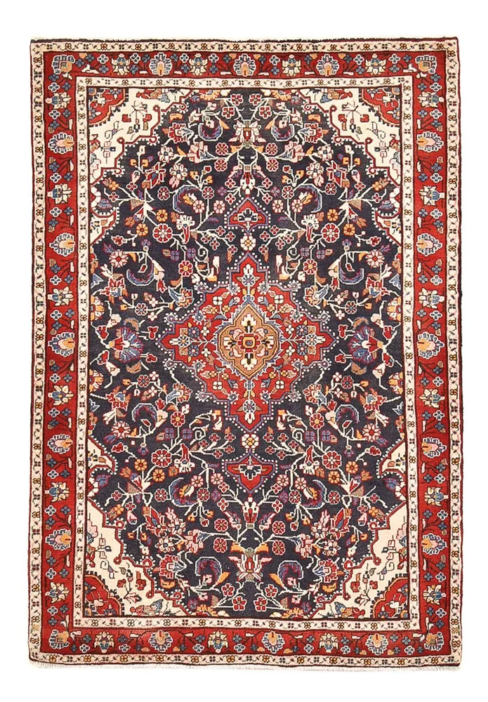 Persisk teppe - Nomadisk - 145 x 98 cm - mørkeblå