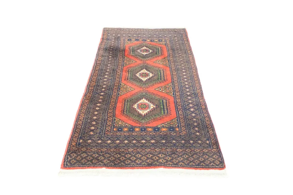 Persisk teppe - Nomadisk - 146 x 75 cm - rød