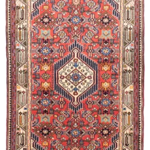 Persisk teppe - Nomadisk - 148 x 100 cm - rød