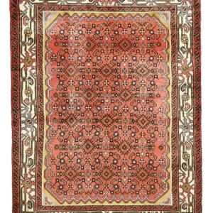 Persisk teppe - Nomadisk - 148 x 108 cm - lys rød