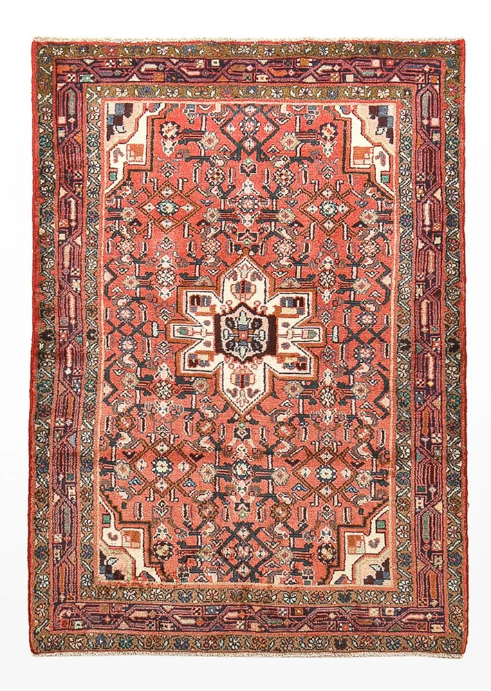 Persisk teppe - Nomadisk - 150 x 100 cm - lys rød