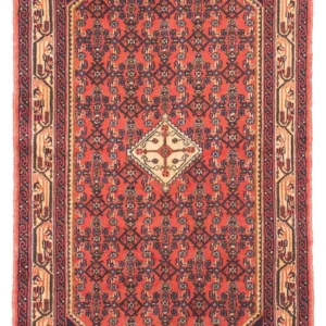 Persisk teppe - Nomadisk - 150 x 102 cm - lys rød